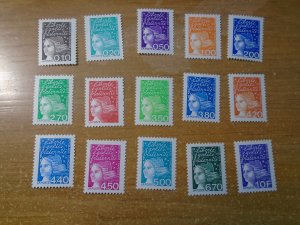 France  #  2589-2603  MNH