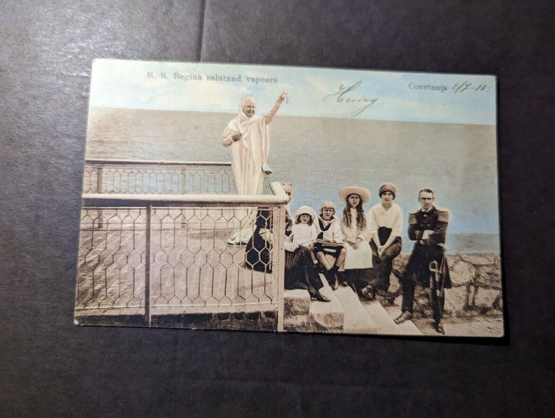 1913 Romania Postcard Cover Constanta to Bruges Belgium