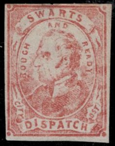 US #Local 136L4 VF/XF mint no gum, Swartz, fresh color 
