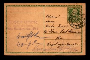 Austria 1910 5h Postal Card Used - L11356