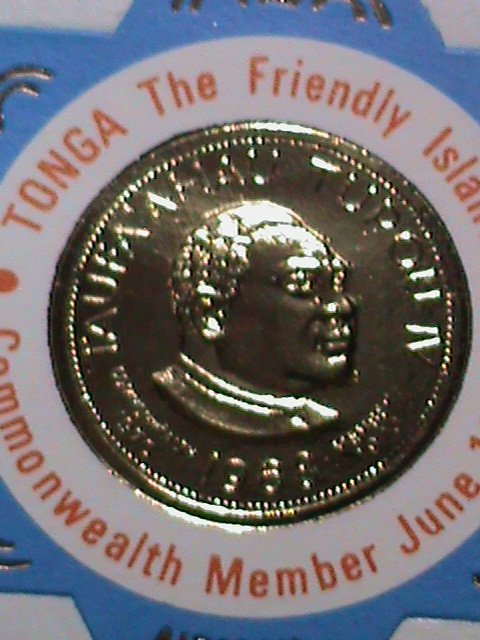 ​TONGA 1970 -SC#C73 KING TAUFA'AHAU TUPOU IV MEDAL- MNH-VERY FINE-