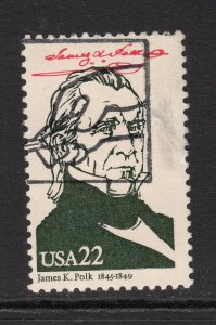 Scott # 2217b  Polk  used   Single