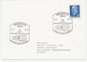 Card / Postmark Germany / DDR 1990 Geomagnetic measurement 