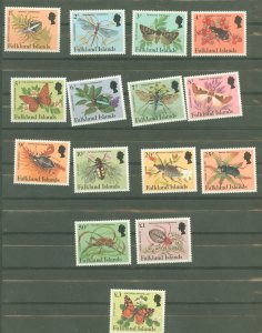 Falkland Islands #387-400 Mint (NH) Single (Complete Set)