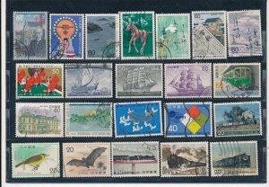 D387196 Japan Nice selection of VFU Used stamps