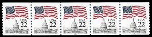 PCBstamps  US #2115b CPS5 $1.10(5x22c)Flag over Capital, (#18), MNH, (1)