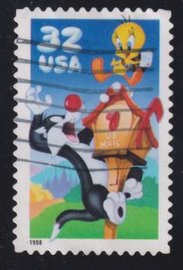 United States 3204a Sylvester & Tweety Bird 1998