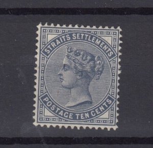 Straits Settlements QV 1882 10c SG53 MLH BP10165