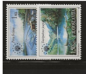 YUGOSLAVIA Sc 2273-4 NH issue of 1994 - NATURE PROTECTION