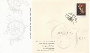 2013 Canada FDC Sc 2688 - Christmas: Saint Anne with the Christ Child