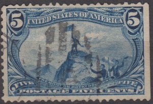 U.S. Scott #288 Used 1898 Trans-Mississippi Exposition