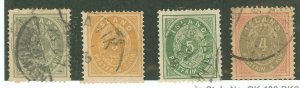 Iceland #10/15/16/23 Unused