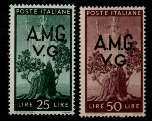 Italy,  Scott 1LN11-1LN12 AMG VG  Venezia Giulia MNH** stamp set