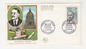 FRANCE, 1962 Red Cross Fund,Hyacinthe Vincent, 50c.+20c., First Day cover.