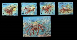 KIRIBATI Sc 715-8 NH ISSUE OF 1998 - SEA LIFE - CRABS - (AS24)