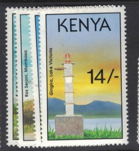 Kenya Light House SC 587-590 MNH (9fdr)