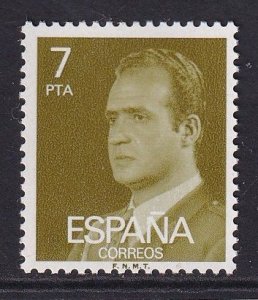 Spain   #1980  MNH  1976  King Juan Carlos I   7p