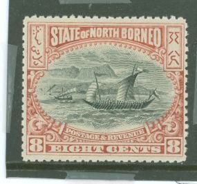 North Borneo #85v Mint (NH) Single