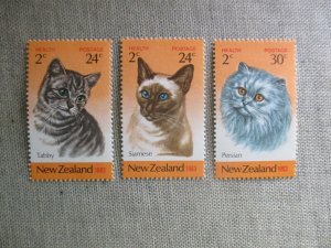 New Zealand, Scott# B115-B117, MNH