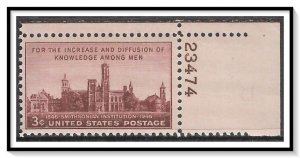 US #943 Smithsonian Plate # Single MNH