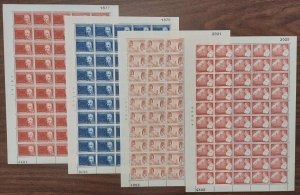 GREENLAND Complete sheets of 50, NH, VF, Scott as singles $840.00