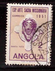 Angola  Scott 361 Used 1952 missionary stamp