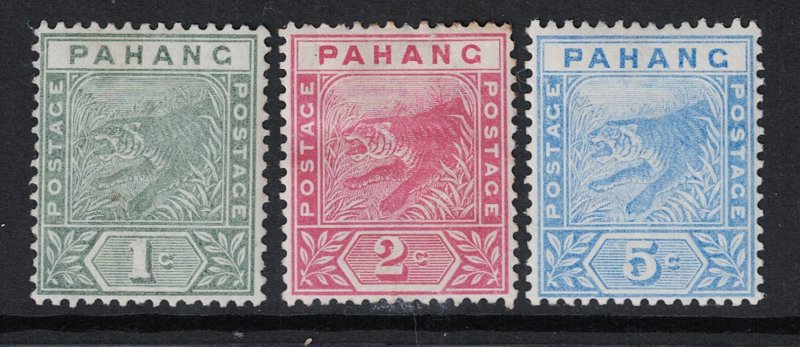 Malaya Pahang SG# 11 - 13 Mint Hinged - S19723