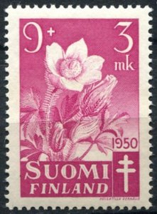 Finland Sc#B102 MNH, 9m+3m rose car, Anti Tuberculosis - 1950 (1950)