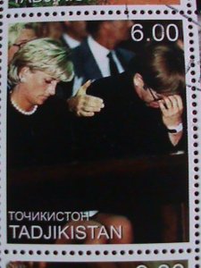 TAJIKISTAN-2000-IN MEMORIAL OF PEOPLE'S QUEEN-LADY DIANA-CTO-S/S VERY FINE