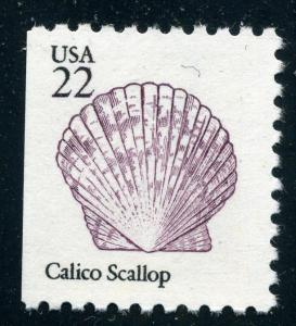 Scott #2120 - 22¢ Booklet Stamp - Shells - MNH