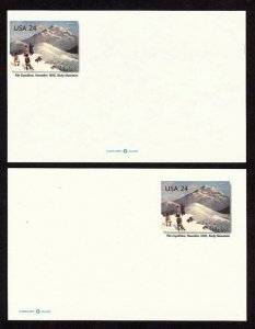 UX449 Incredible Miscut Error / EFO Pike's Peak Post Card