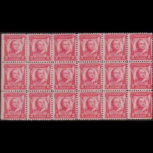 U.S.A. 1930 - Scott# 690 Gen.Pulaski BP Set of 18 NH folded
