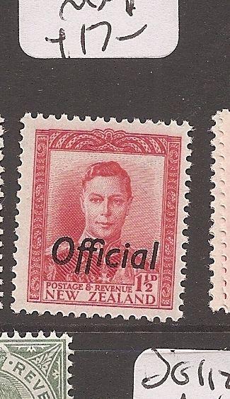 New Zealand KGVI Official SG O139 MNH (4axs)