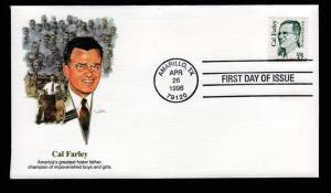 U.S. 1996 FDC 32 Cent Cal Farley!