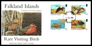 Falkland Islands 695//709 Birds Animals Set of Three U/A FDC