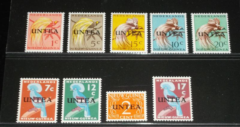 UNTEA, 1962, COLLECTION OF MNH,MIX OF 1st & 2nd PRINT,STAMPS, NICE!!! LQQK!!!