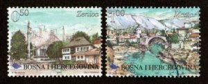 Bosnia and Herzegovina #365-366 used