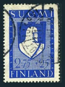 Finland B48,used.Michel 238. Russo-Finnish War.Soldier's Emblem.1940.