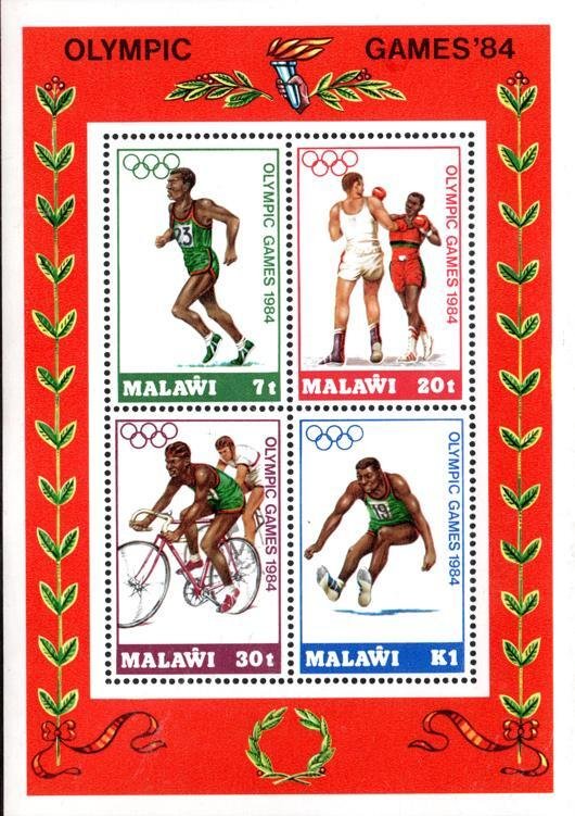 Malawi - 1984 Olympic Games MS MNH** SG MS711