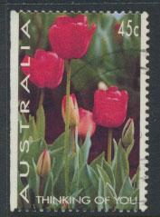 Australia SG 1446  Used  x booklet left margin imperf - Flowers