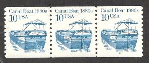 #2257A  10c Canal Boat 1880's