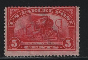 US Q5 USED,  MAIL TRAIN PARCEL POST ISSUE 1913