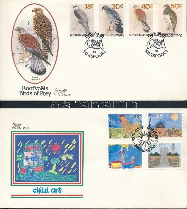 South-Africa-Bophuthatswana stamp 2 FDC Cover 1989 WS201854