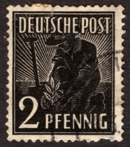 1947, Germany, American-British-Soviet Occ. 2pf, Used, Sc 557