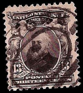 # 308 USED RIBBED PAPER AFFECT BENJAMIN HARRISON