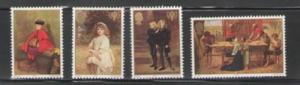 Jersey Sc 213-6 1979 IYC Millais Paintings stamps NH