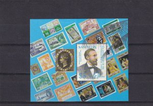 SA09a St Lucia 1999 The 125th Anniversary of Universal Postal Union minisheet