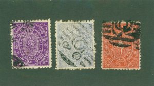 TRAVANCORE -INDIAN STATE 4-6 USED BIN $3.50