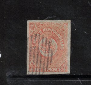 Newfoundland #12i Extra Fine Used Watermarked Gem **With Certificate**