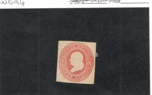 US SCOTT# WO46 CUT SQARE MINT